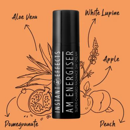INSTANT EFFECTS AM Energiser: Kickstart your day with INSTANT EFFECTS AM Energiser, a powerful skincare product that energizes and revitalizes your skin, leaving it refreshed, radiant, and ready to take on the day.