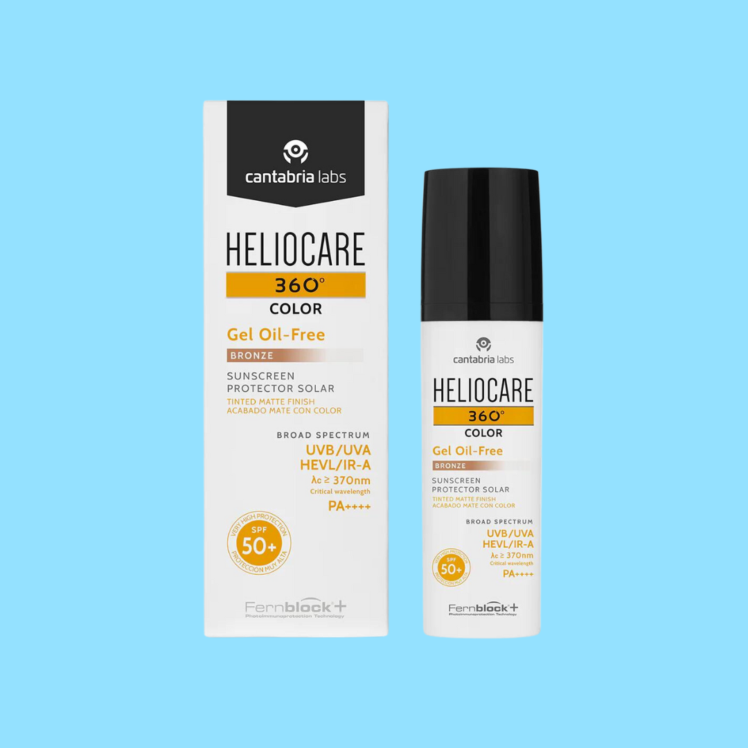 HELIOCARE 360° Color Oil Free Gel SPF50: Achieve flawless protection and a natural tint with HELIOCARE 360° Color Oil Free Gel SPF50, a lightweight and oil-free sunscreen gel that provides broad-spectrum sun protection and a hint of colour for a radiant complexion