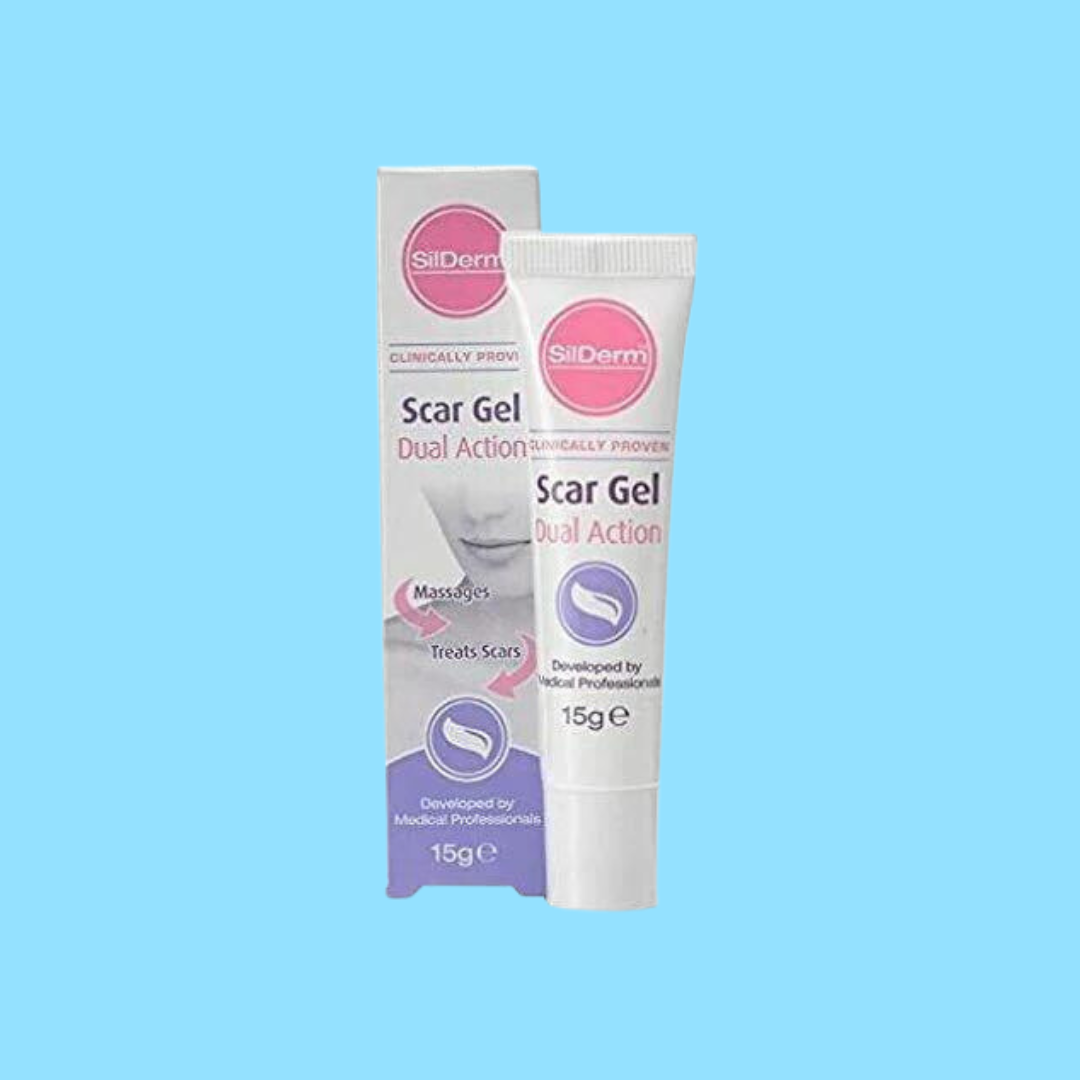 SILDERM Scar Gel: Fade and minimise the appearance of scars with SILDERM Scar Gel, a targeted gel formula that helps to improve the texture, color, and overall visibility of scars for a smoother and more even complexion.