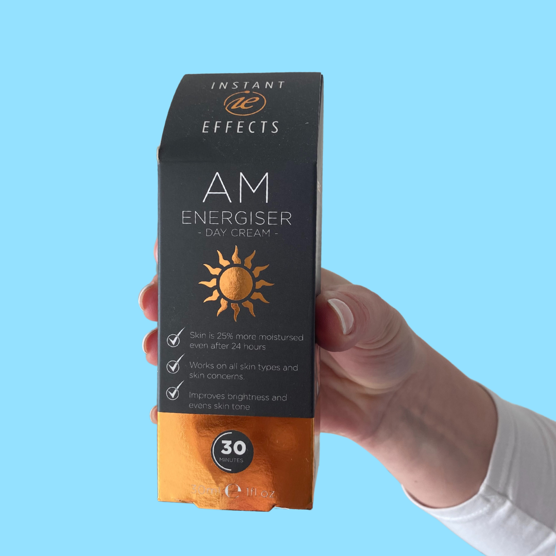 INSTANT EFFECTS AM Energiser: Kickstart your day with INSTANT EFFECTS AM Energiser, a powerful skincare product that energizes and revitalizes your skin, leaving it refreshed, radiant, and ready to take on the day.