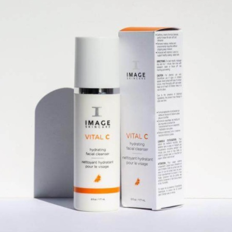 Reveal radiant and hydrated skin with IMAGE SKINCARE Vital C Hydrating Facial Cleanser, a nourishing and antioxidant-rich cleanser that gently removes impurities, hydrates the skin, and enhances its natural glow for a revitalised and refreshed complexion.
