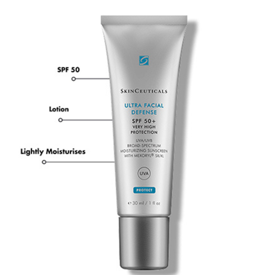 SKINCEUTICALS Ultra Facial Defense SPF 50+ Facial Sunscreen 30ml - Broad Spectrum Sun Protection for Healthy and Protected Skin