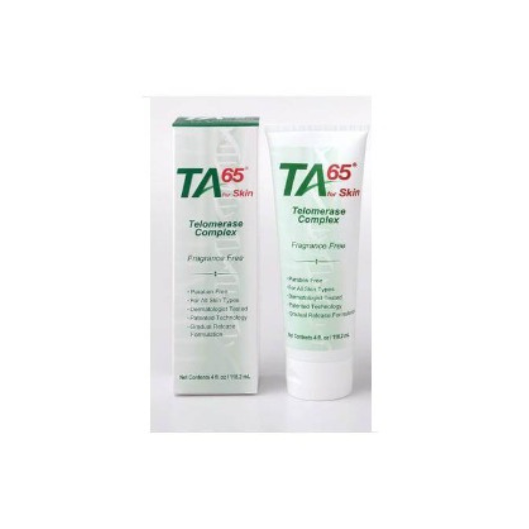 TA-65 For Skin Telomerase Complex Fragrance Free 118ml - Nourish and Renew Your Skin with Fragrance-Free Telomere Support