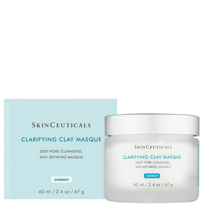 SKINCEUTICALS Clarifying Clay Masque: Purify and revitalize your skin with SKINCEUTICALS Clarifying Clay Masque, a potent clay-based mask that deeply cleanses pores, absorbs excess oil, and helps to clarify and refine the complexion for a smoother and clearer skin appearance.