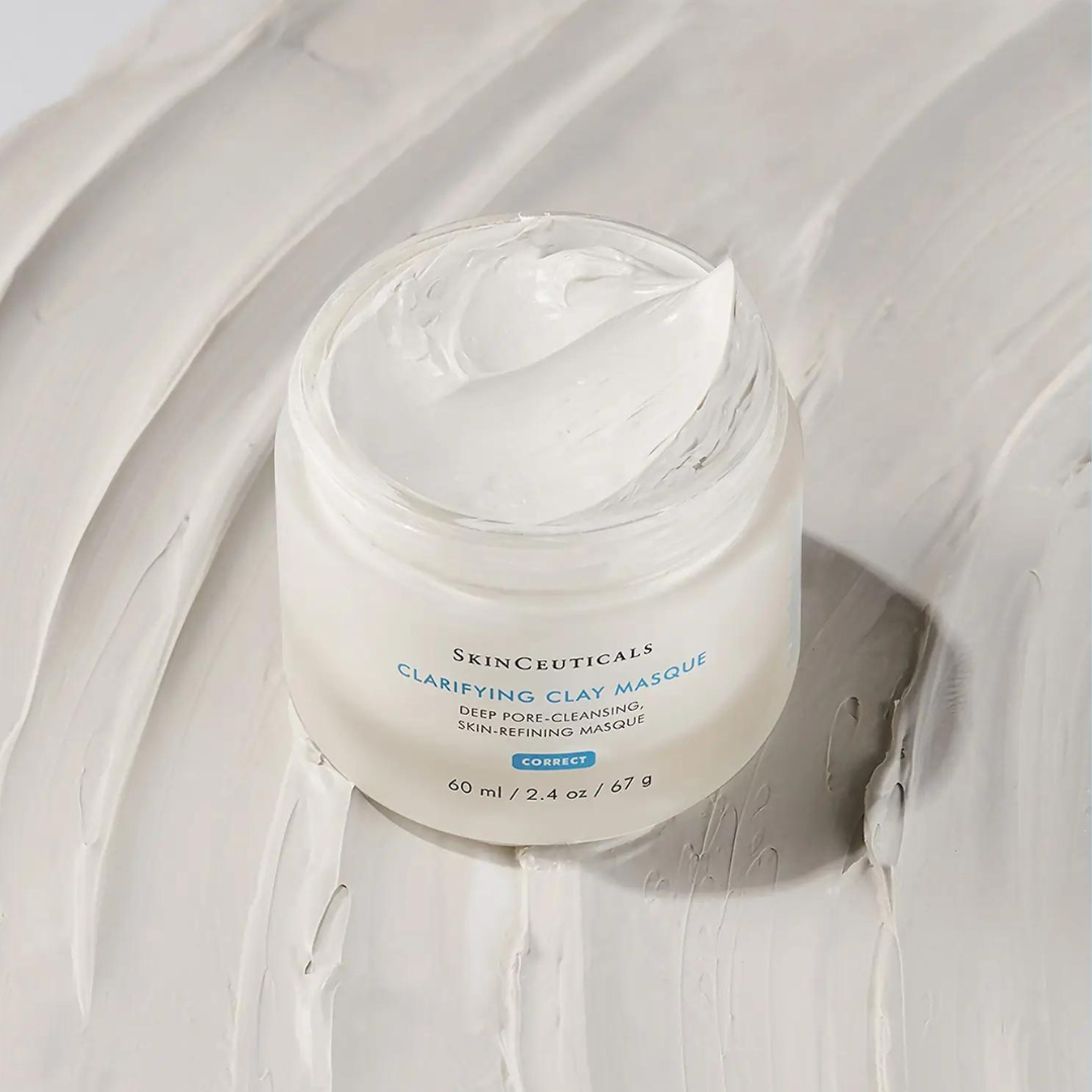 SKINCEUTICALS Clarifying Clay Masque: Purify and revitalize your skin with SKINCEUTICALS Clarifying Clay Masque, a potent clay-based mask that deeply cleanses pores, absorbs excess oil, and helps to clarify and refine the complexion for a smoother and clearer skin appearance.