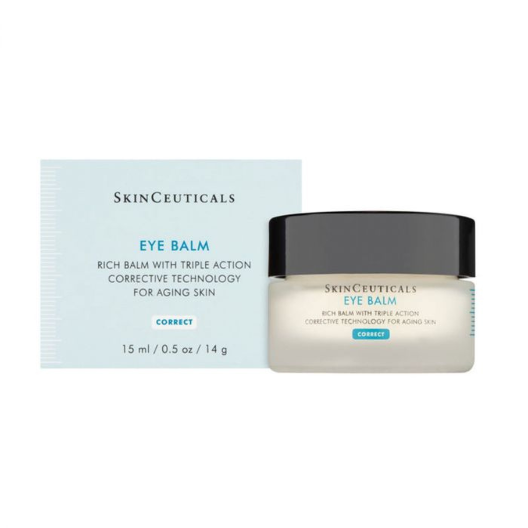SKINCEUTICALS Eye Balm 14g: Revitalize and nourish the delicate eye area with SKINCEUTICALS Eye Balm, a hydrating and emollient-rich formula that helps to reduce the appearance of fine lines, wrinkles, and under-eye puffiness for a smoother, more youthful-looking eye contour.
