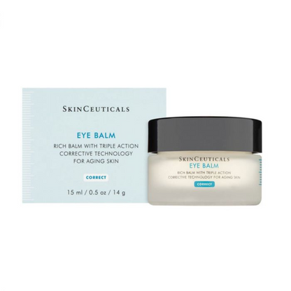 SKINCEUTICALS Eye Balm 14g: Revitalize and nourish the delicate eye area with SKINCEUTICALS Eye Balm, a hydrating and emollient-rich formula that helps to reduce the appearance of fine lines, wrinkles, and under-eye puffiness for a smoother, more youthful-looking eye contour.