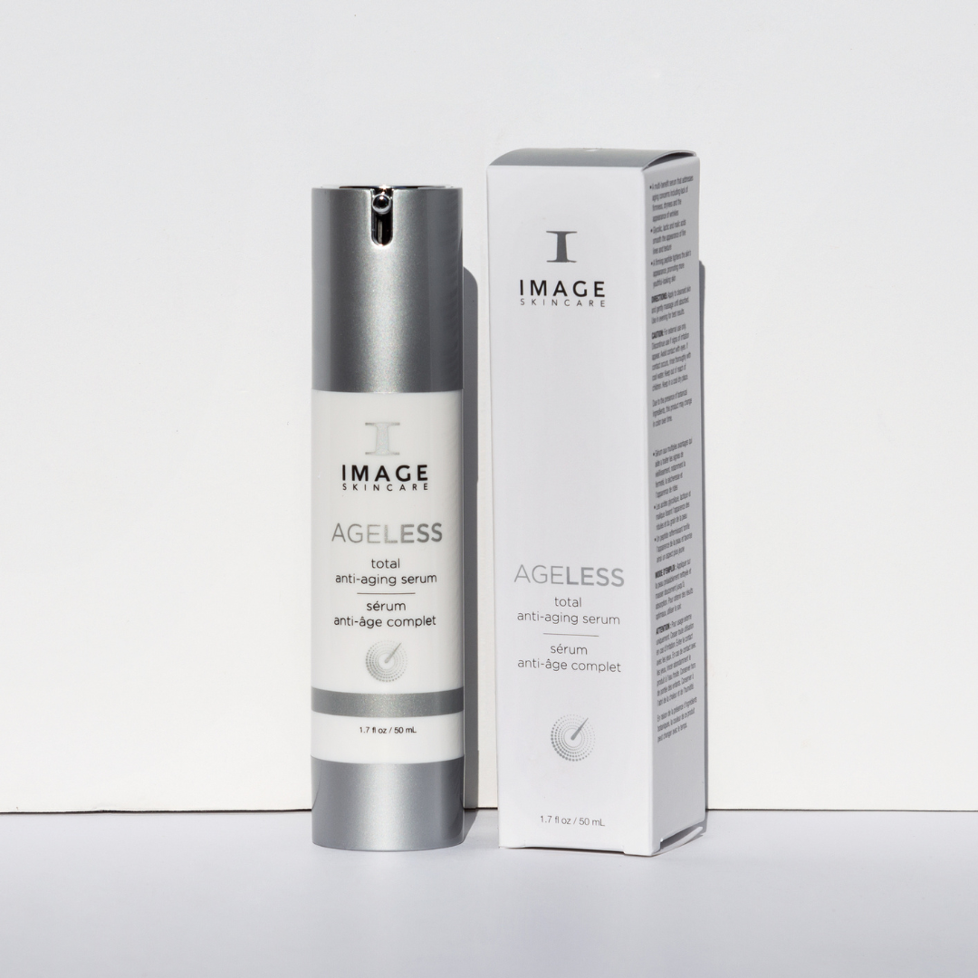 Unleash the power of age-defying ingredients with the Ageless Total Anti-Aging Serum by IMAGE SKINCARE. This potent serum is packed with advanced anti-aging ingredients to target and diminish the signs of aging. It helps to reduce the appearance of wrinkles, fine lines, and age spots, while promoting a more youthful and radiant complexion. Elevate your skincare routine with the Ageless Total Anti-Aging Serum.