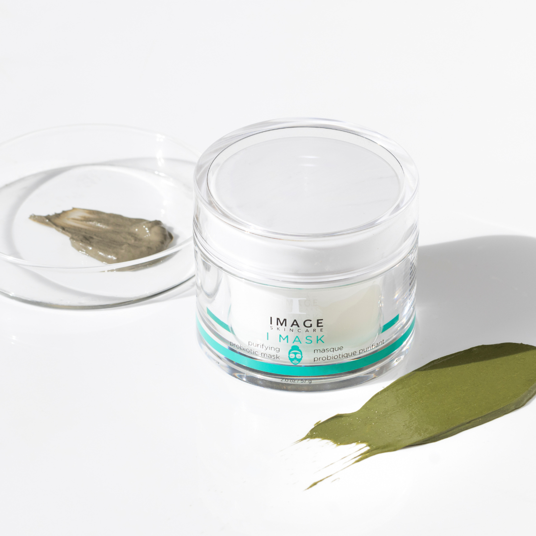 Experience the purifying power of probiotics with the I Mask Purifying Probiotic Clay Masque by IMAGE SKINCARE. This clay-based masque is infused with beneficial probiotics that help balance and detoxify the skin. It deeply cleanses pores, removes impurities, and promotes a clear and healthy complexion. Treat your skin to the rejuvenating effects of the I Mask Purifying Probiotic Clay Masque.