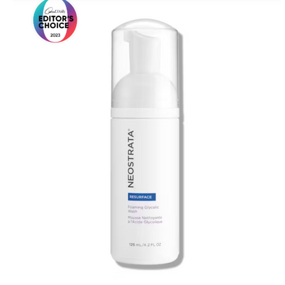 NEOSTRATA Resurface Foaming Glycolic Wash 100ml: Exfoliate and rejuvenate your skin with NEOSTRATA Resurface Foaming Glycolic Wash, a gentle yet effective cleanser enriched with glycolic acid that helps to remove dead skin cells, unclog pores, and improve skin texture for a smoother and more radiant complexion.