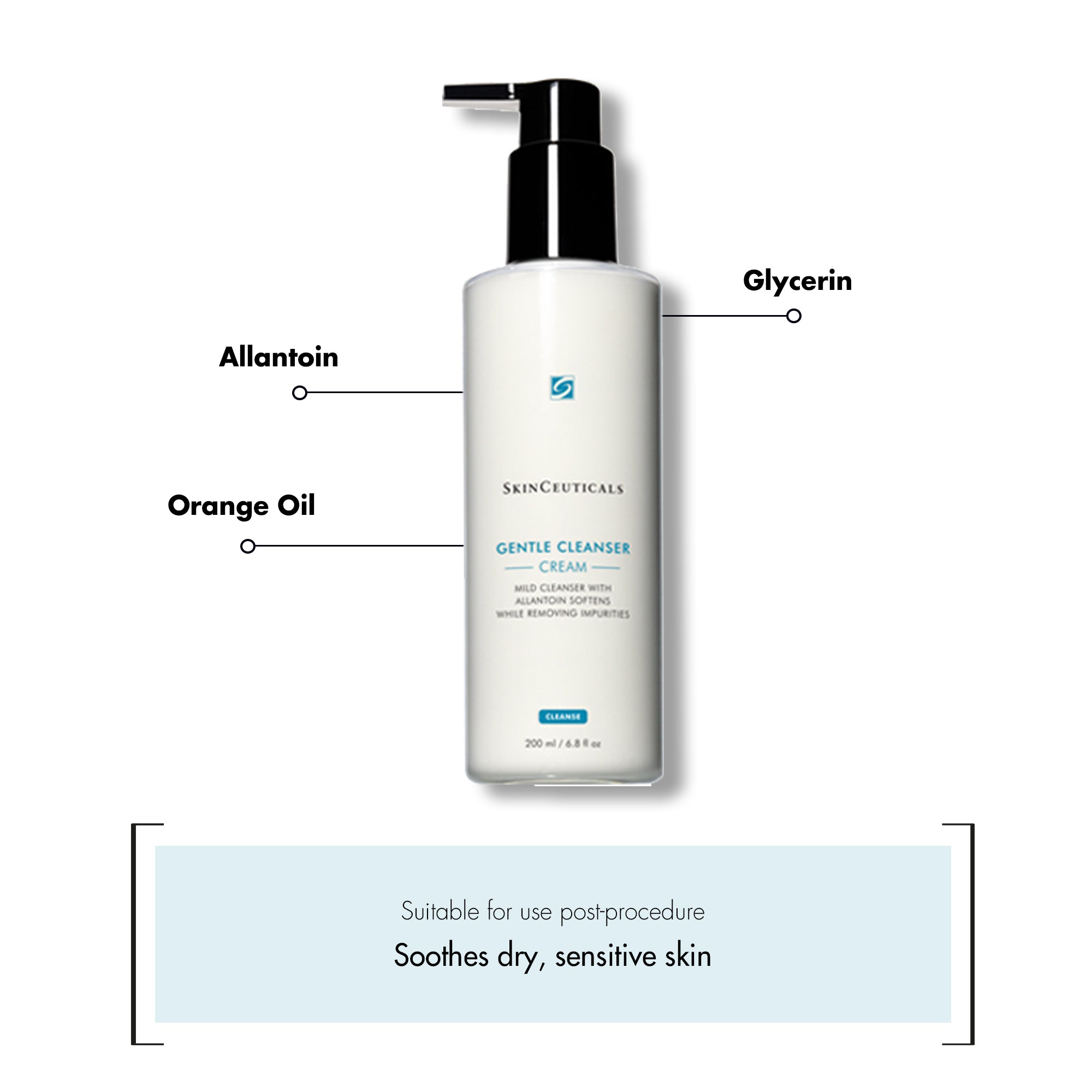 SKINCEUTICALS Gentle Cleanser 200ml: Cleanse and refresh your skin with SKINCEUTICALS Gentle Cleanser, a mild and non-irritating formula that effectively removes impurities, makeup, and excess oil without stripping the skin of its natural moisture, leaving it clean, soft, and balanced.