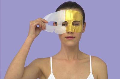 Skin Republic SKIN REPUBLIC Gold Hydrogel Face Sheet Mask | Beautology.
