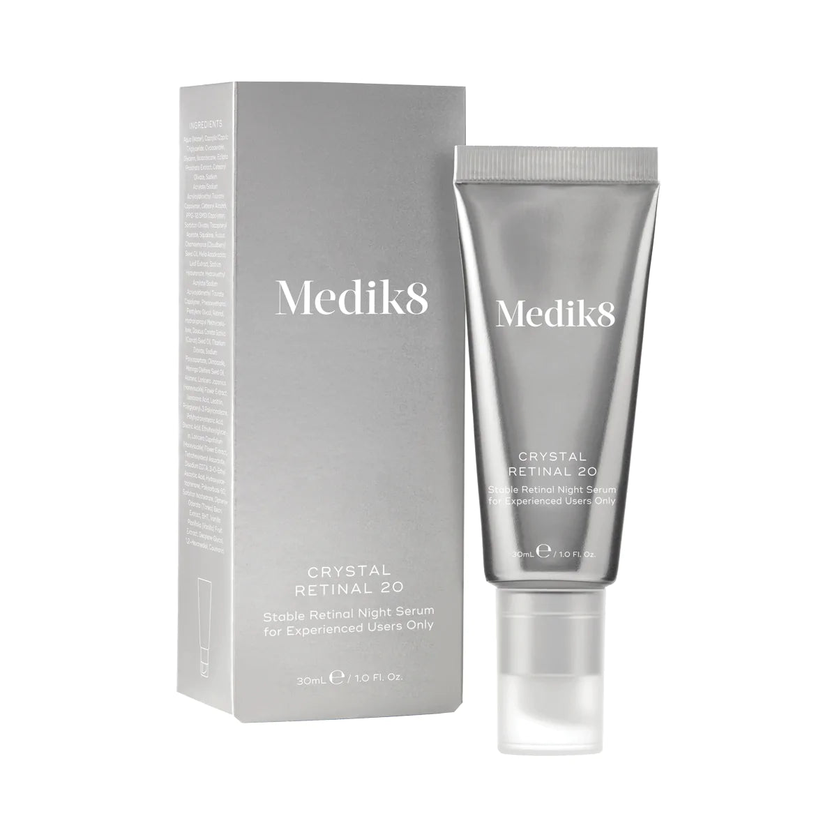 MEDIK8 Crystal Retinal 20: Experience advanced skincare with MEDIK8 Crystal Retinal 20, a high-strength retinal serum known for its potent anti-aging properties, promoting smoother, brighter, and more youthful-looking skin.