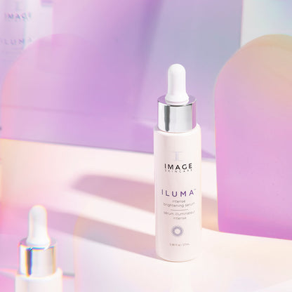 Illuminate and even out your skin tone with IMAGE SKINCARE Iluma Intense Brightening Serum. This powerful serum targets discoloration, hyperpigmentation, and dark spots, leaving your skin looking brighter, more even, and radiant.