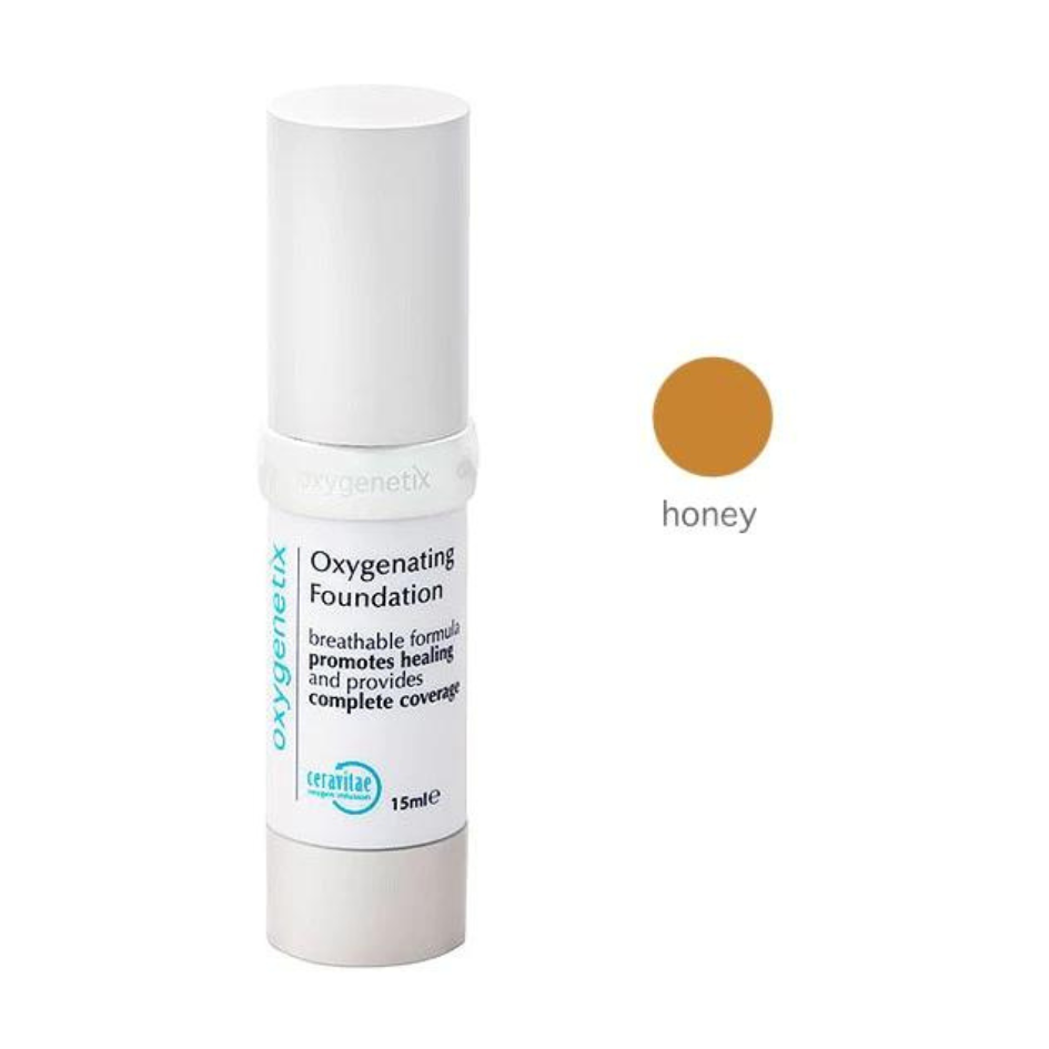 OXYGENETIX Breathable Foundation Honey - Achieve flawless coverage and breathable comfort with our innovative formula. Experience radiant skin all day long