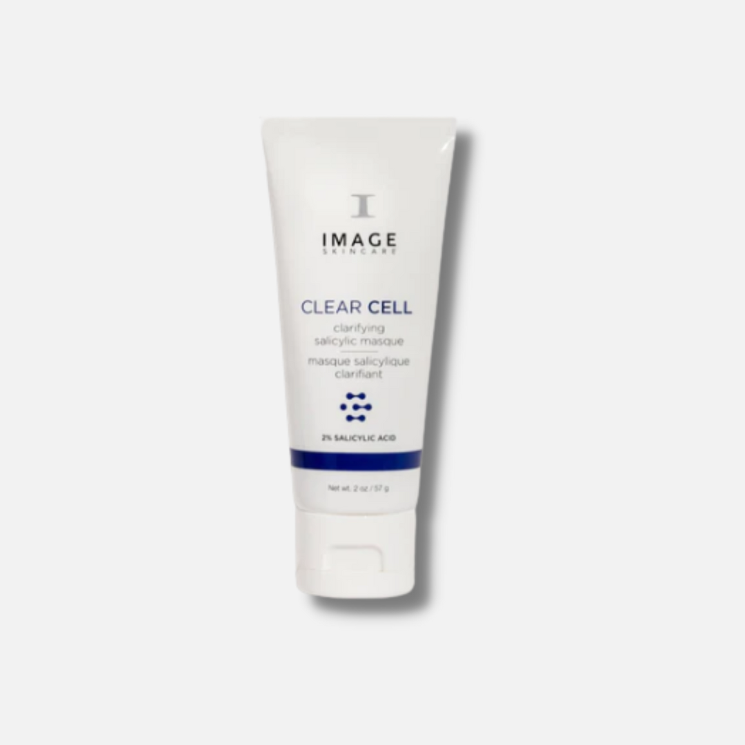 IMAGE SKINCARE Clear Cell Clarifying Acne Masque: Combat acne and blemishes with the Clear Cell Clarifying Acne Masque by IMAGE SKINCARE. This powerful masque is formulated with ingredients that help to reduce excess oil, unclog pores, and calm inflammation. It provides a deep cleanse to promote clearer and healthier-looking skin. Perfect for those with acne-prone or congested skin, this masque is an essential addition to your skincare routine.