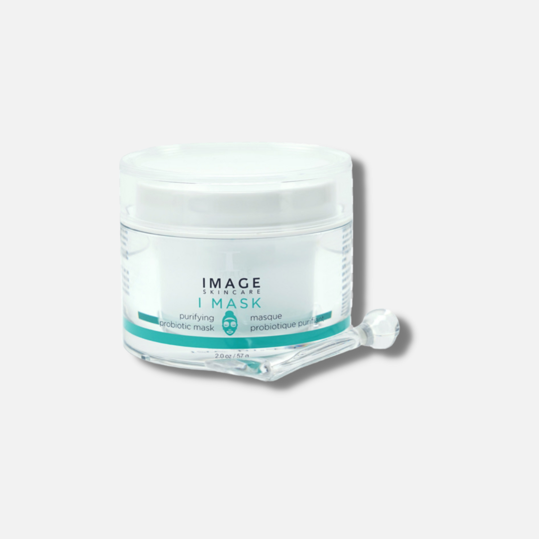 Experience the purifying power of probiotics with the I Mask Purifying Probiotic Clay Masque by IMAGE SKINCARE. This clay-based masque is infused with beneficial probiotics that help balance and detoxify the skin. It deeply cleanses pores, removes impurities, and promotes a clear and healthy complexion. Treat your skin to the rejuvenating effects of the I Mask Purifying Probiotic Clay Masque.