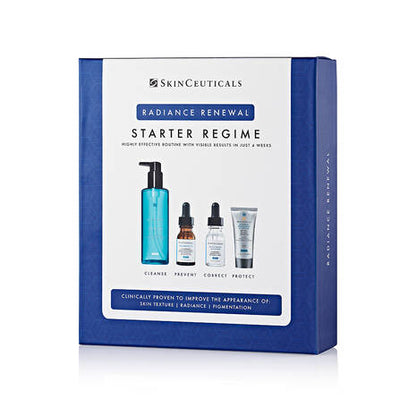 SkinCeuticals Radiance Renewal Starter Kit - Complete Skincare Set for Combination and Discoloration-Prone Skin, with Powerful Brightening and Anti-Aging Formulas