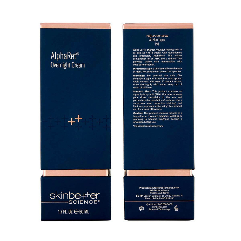 Experience the power of SKINBETTER SCIENCE Rejuvenate AlphaRet Overnight Cream for rejuvenated and youthful-looking skin. Get yours now!