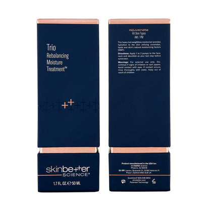 Elevate your skincare routine with SKINBETTER SCIENCE Rejuvenate Trio Rebalancing Moisture Treatment. Nourish and hydrate your skin with this advanced formula for a balanced and radiant complexion.