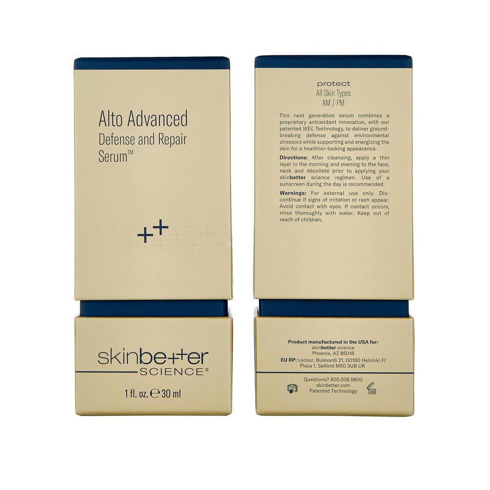 SKINBETTER SCIENCE Alto Advanced Defence and Repair Serum 30ml - Protect and repair your skin with our advanced serum. Experience the ultimate defense against ageing.