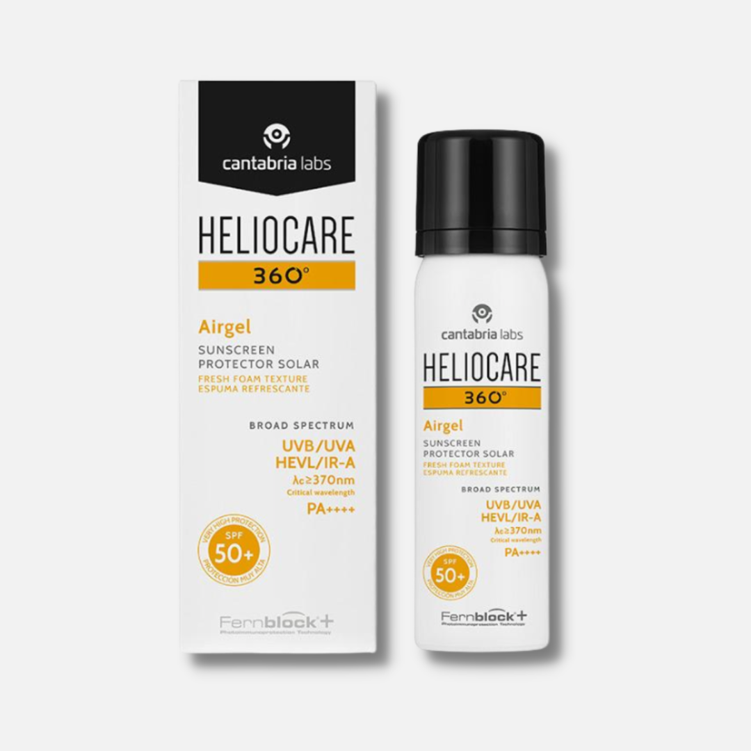HELIOCARE 360° Airgel SPF 50+: Experience lightweight and powerful sun protection with HELIOCARE 360° Airgel SPF 50+, a weightless sunscreen that provides broad-spectrum UVA/UVB protection for your skin, keeping it safe and shielded from harmful sun rays
