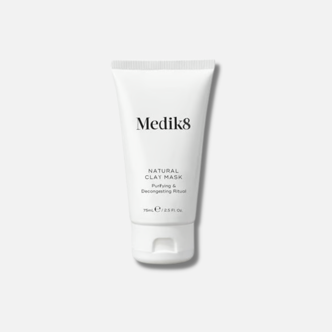 MEDIK8 Natural Clay Mask 75ml: Revitalize and purify your skin with MEDIK8 Natural Clay Mask, a nourishing and detoxifying mask enriched with natural clays and botanical extracts, promoting a clearer, smoother, and more radiant complexion.