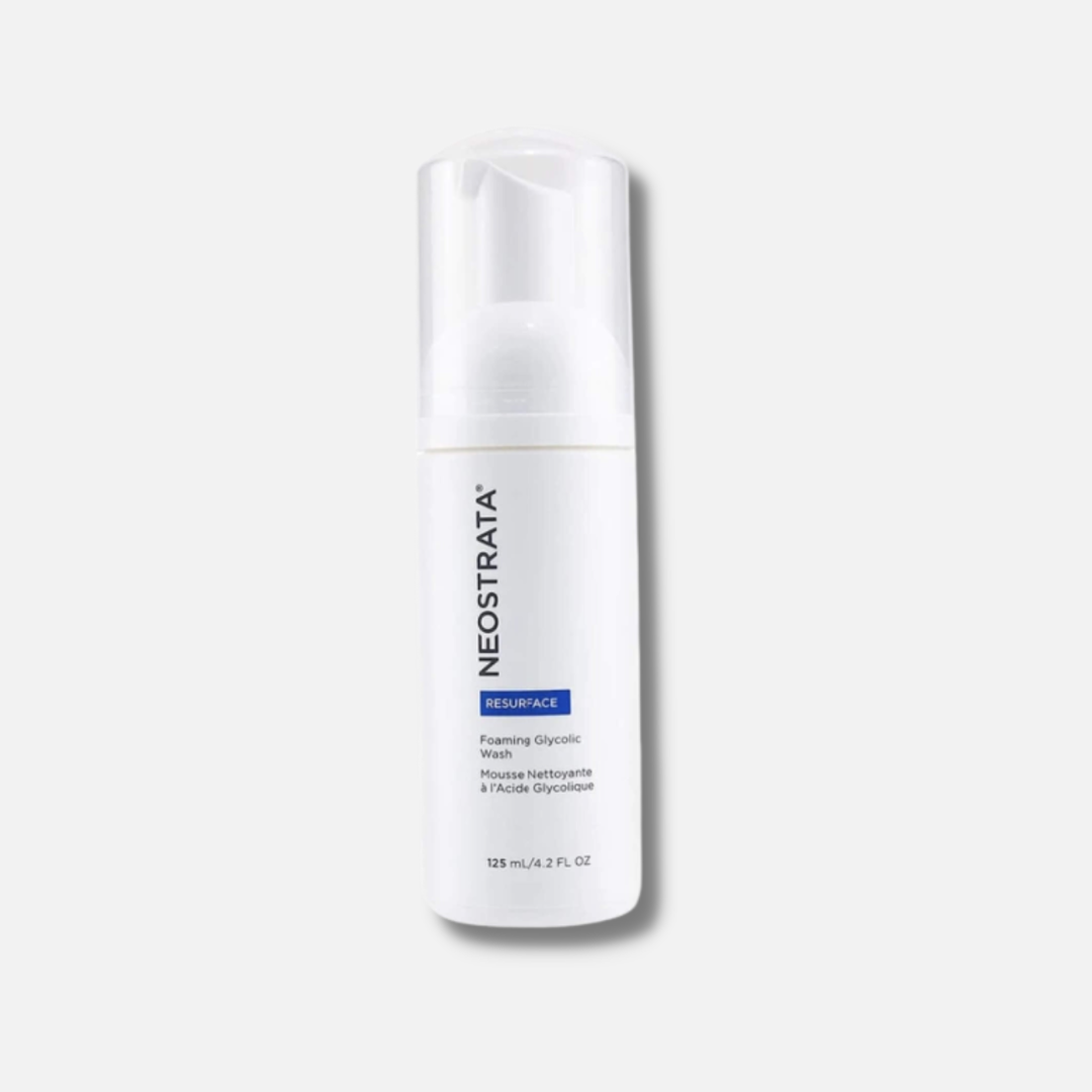 NEOSTRATA Resurface Foaming Glycolic Wash 100ml: Exfoliate and rejuvenate your skin with NEOSTRATA Resurface Foaming Glycolic Wash, a gentle yet effective cleanser enriched with glycolic acid that helps to remove dead skin cells, unclog pores, and improve skin texture for a smoother and more radiant complexion.