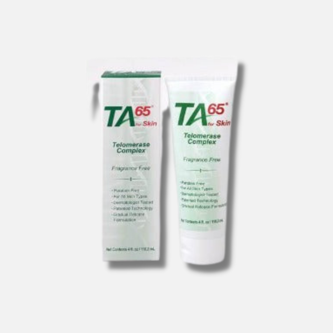 TA-65 For Skin Telomerase Complex Fragrance Free 118ml - Nourish and Renew Your Skin with Fragrance-Free Telomere Support