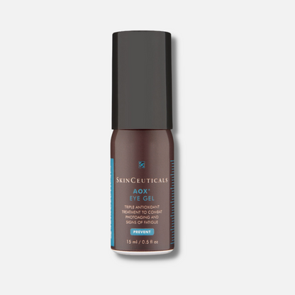 SKINCEUTICALS AOX+ Eye Gel 15ml: Revitalize and protect the delicate eye area with SKINCEUTICALS AOX+ Eye Gel, a potent antioxidant-rich gel that reduces the signs of aging, such as fine lines, wrinkles, and puffiness, while providing a protective shield against environmental damage for a more youthful and refreshed appearance.