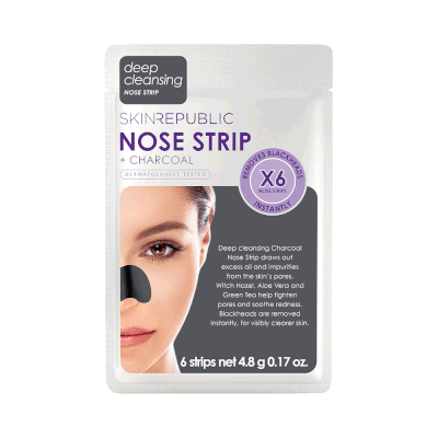 Skin Republic SKIN REPUBLIC Nose Strip + Charcoal | Beautology.