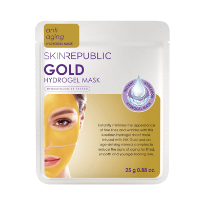 Skin Republic SKIN REPUBLIC Gold Hydrogel Face Sheet Mask | Beautology.
