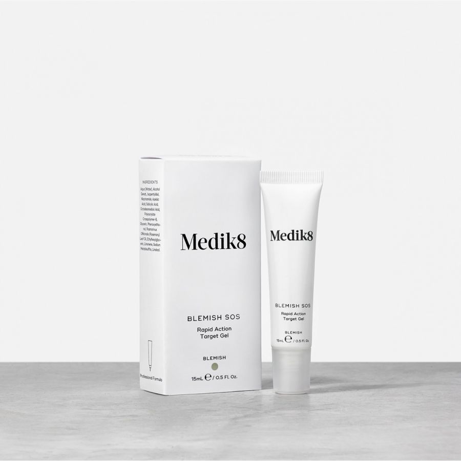 MEDIK8 Blemish SOS 15ml: Target and treat blemishes with MEDIK8 Blemish SOS, a fast-acting and effective spot treatment formulated to reduce the appearance of breakouts and promote clearer, healthier skin.