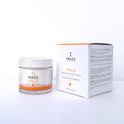 Revitalise and hydrate your skin with the IMAGE SKINCARE Vital C Hydrating Overnight Masque. This luxurious overnight treatment is infused with vitamin C and nourishing antioxidants to replenish and rejuvenate your skin while you sleep. Wake up to a brighter, smoother, and more radiant complexion. Enhance your skincare routine with this powerful masque from IMAGE SKINCARE.